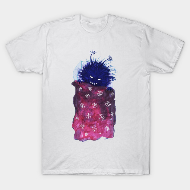 Watercolor Evil Bug Goes To Sleep T-Shirt-TOZ